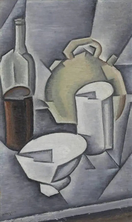 Flaske og kande - Juan Gris