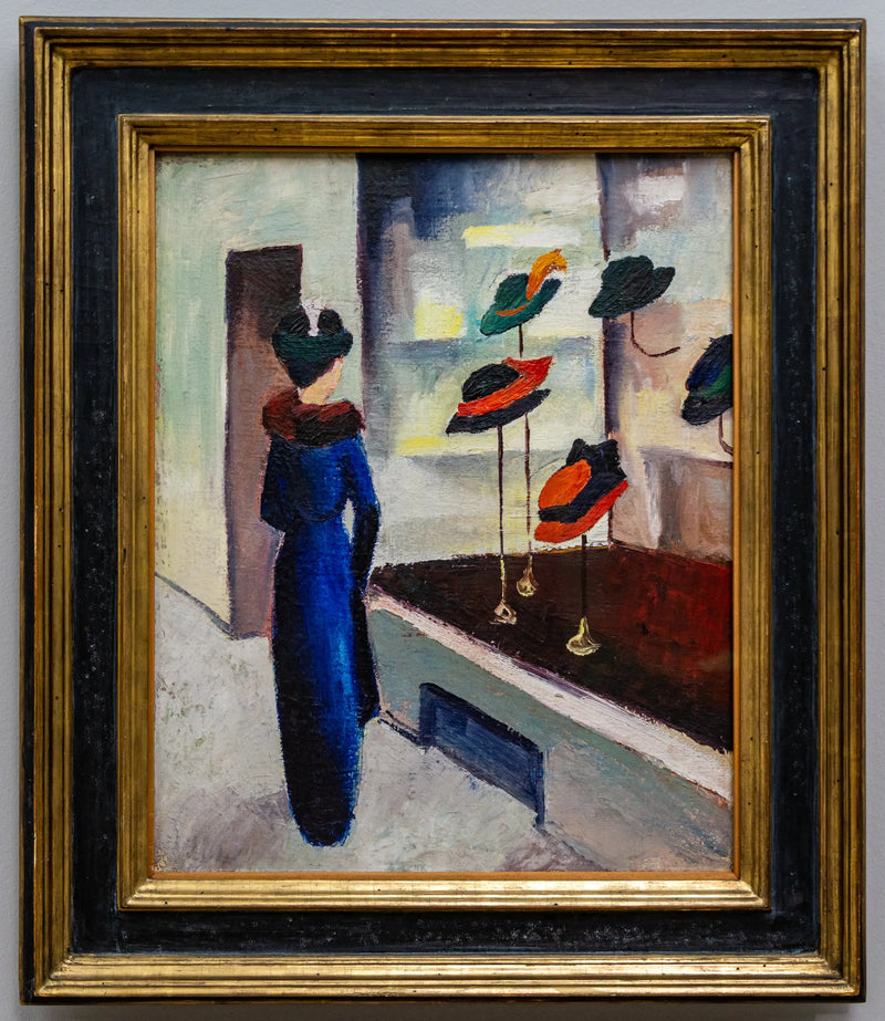 Hattehandlerens butik - August Macke