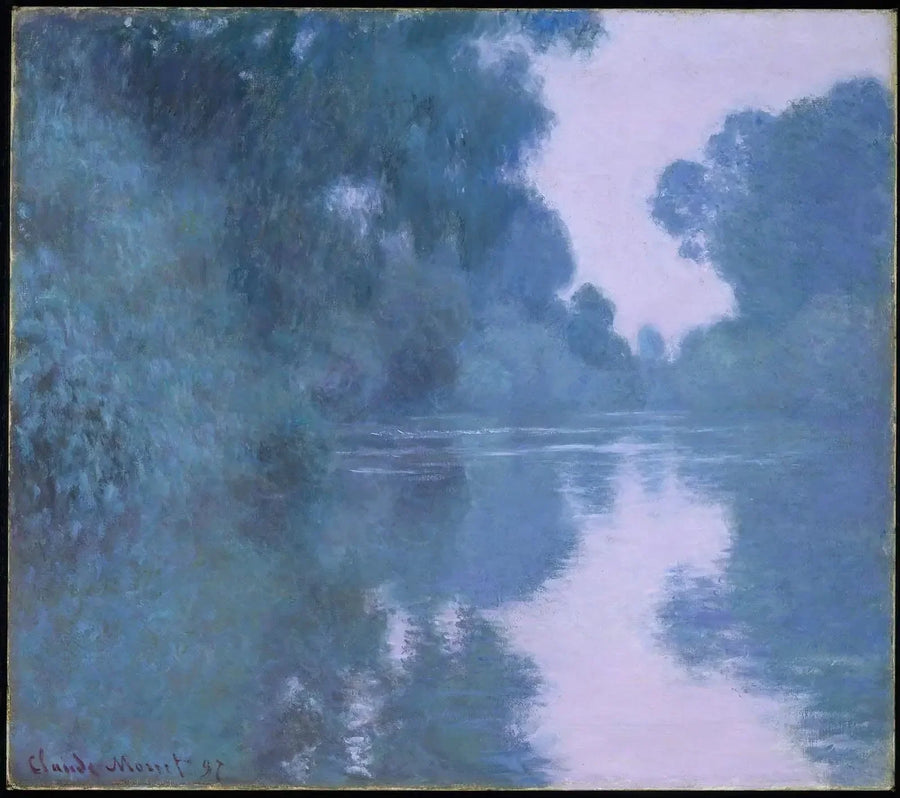Seinarms nær Giverny. - Claude Monet