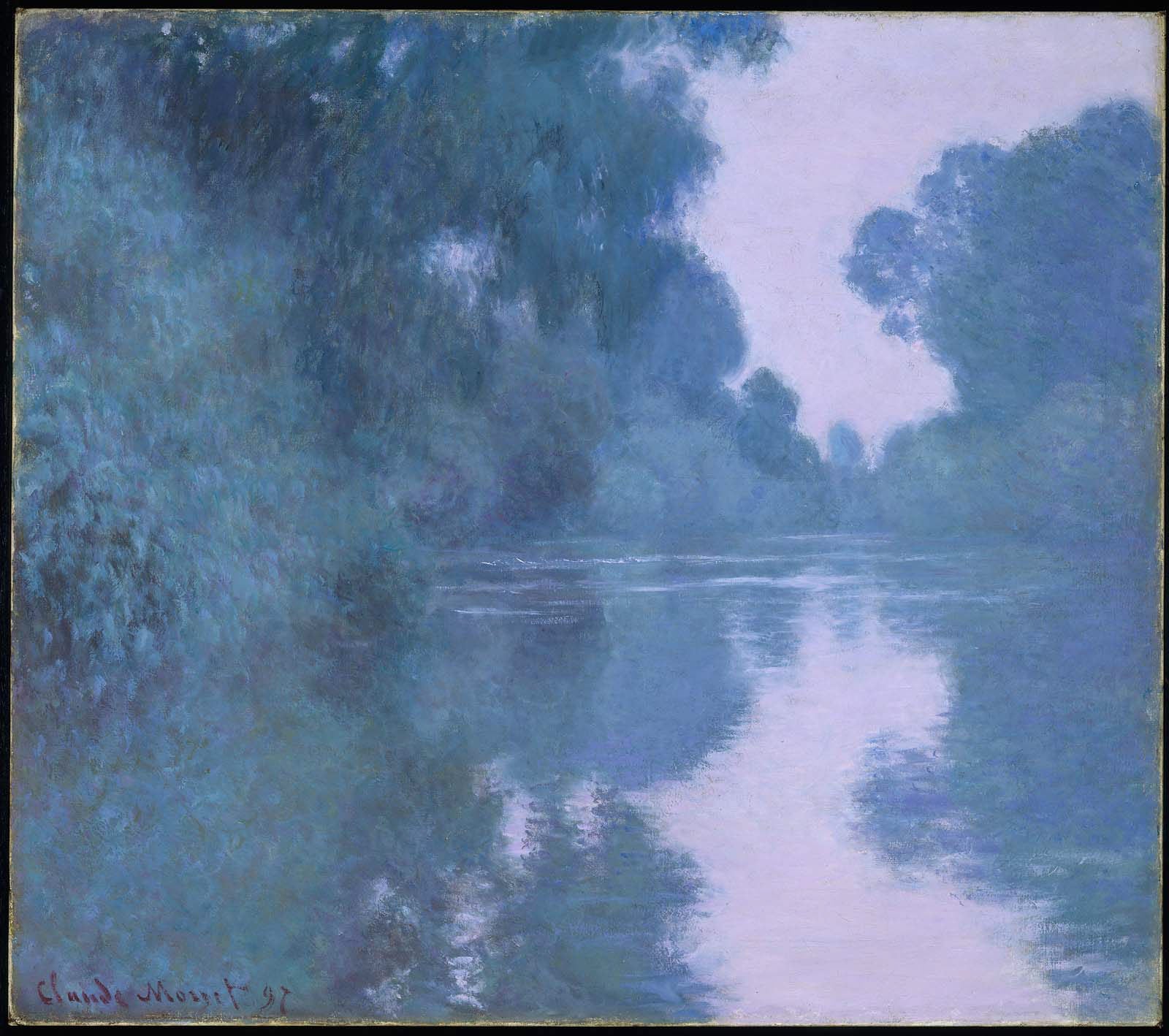 Reproduction du tableau « Bras de Seine près de Giverny. - Claude Monet » par Alpha Reproduction en peinture à l’huile