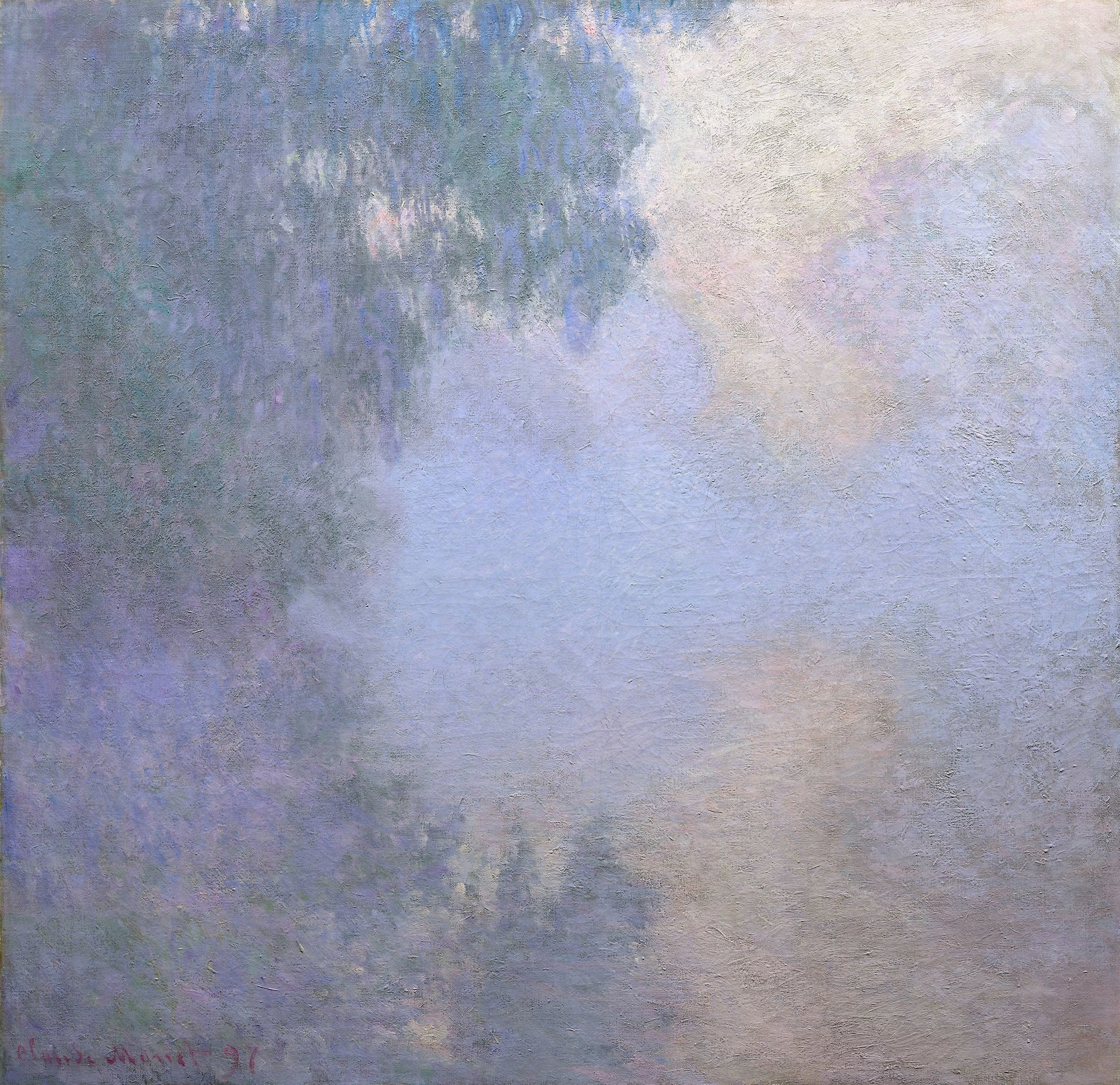 Bras de Seine près de Giverny, effet de brume de Claude Monet, 1897 – Art Institute of Chicago, W1475