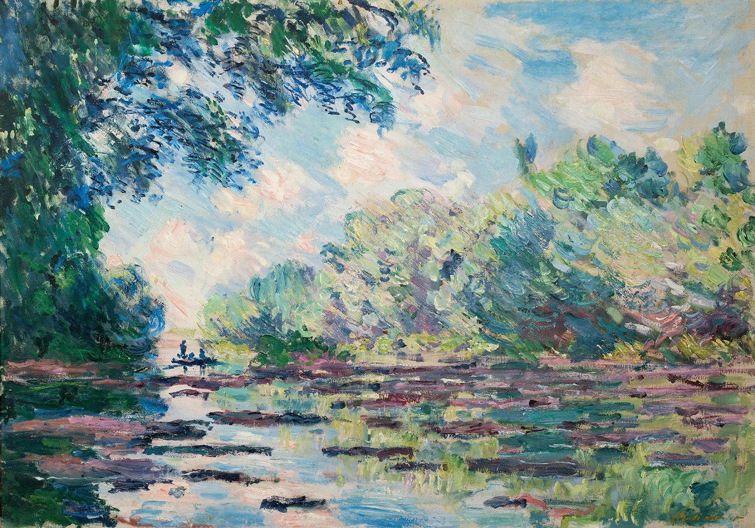 Bras de Seine à Giverny W1008 par Claude Monet, musée Marmottan Monet