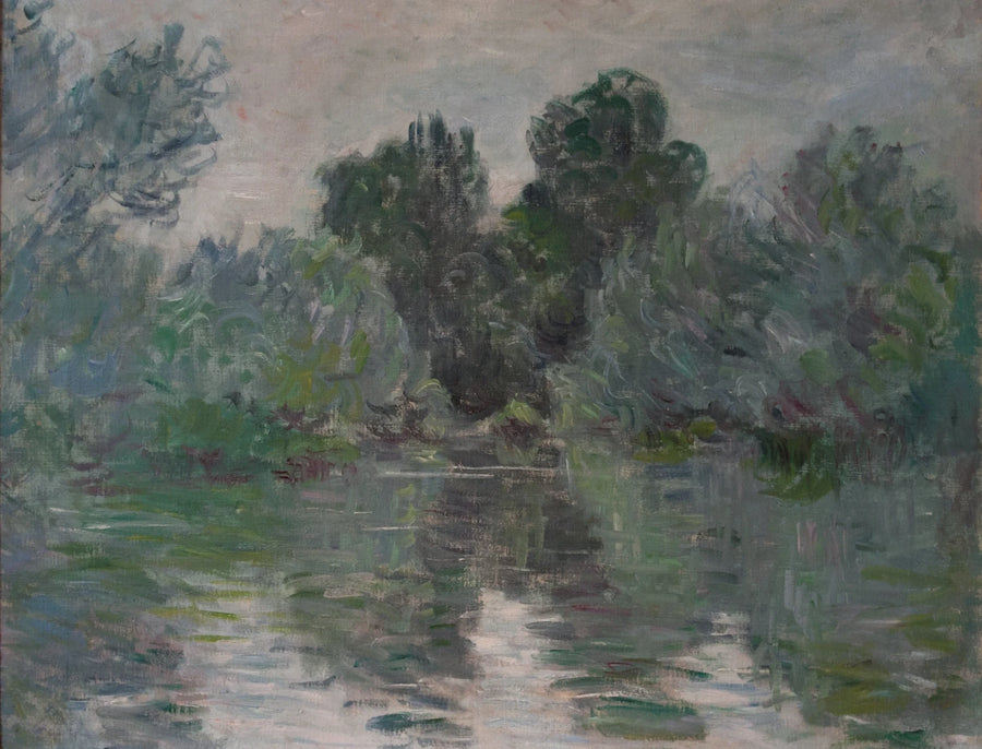 En arm af Seinen nær Vétheuil - Claude Monet