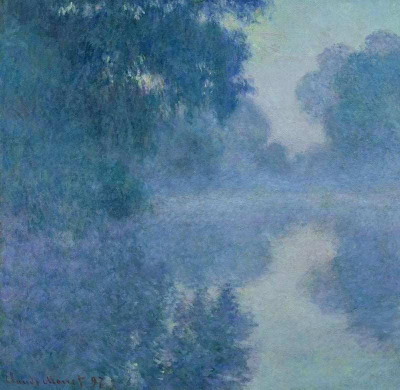 Bras de Seine, opgående sol, Marmottan W1478 - Claude Monet