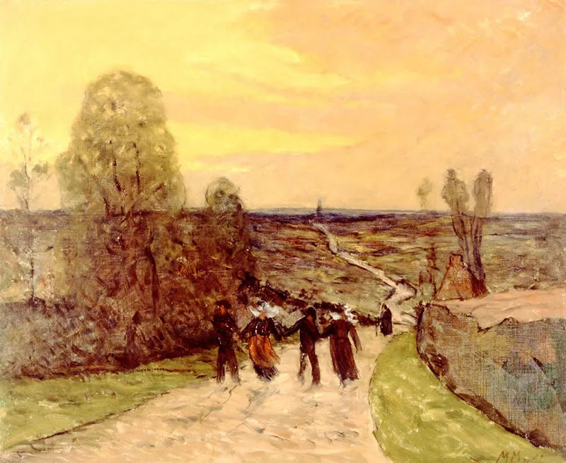 Bretons på vejen - Maxime Maufra