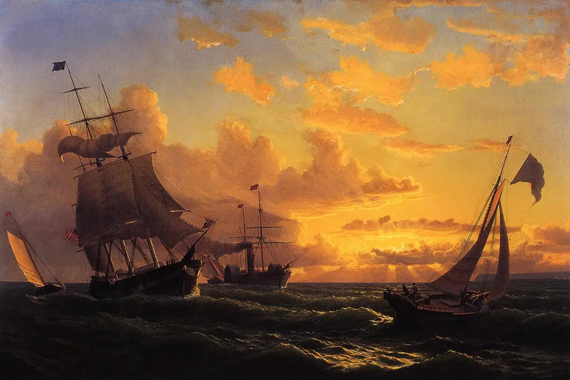 Frisk brise fra Sandy Hook - William Bradford