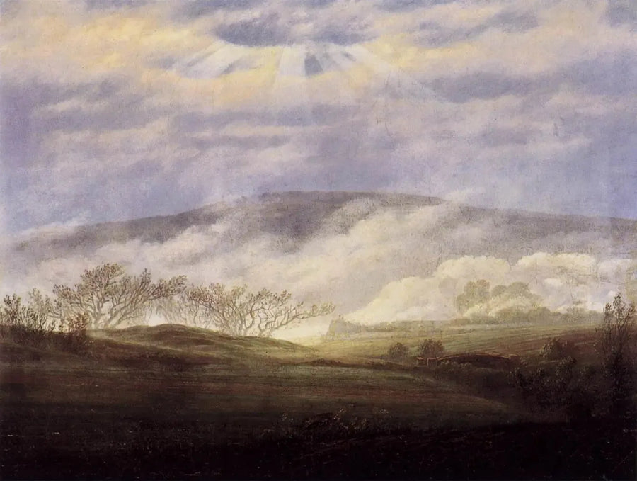 Tåge i Elbens dal - Caspar David Friedrich