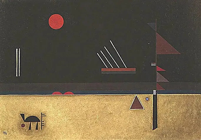 Brunrød - Vassily Kandinsky