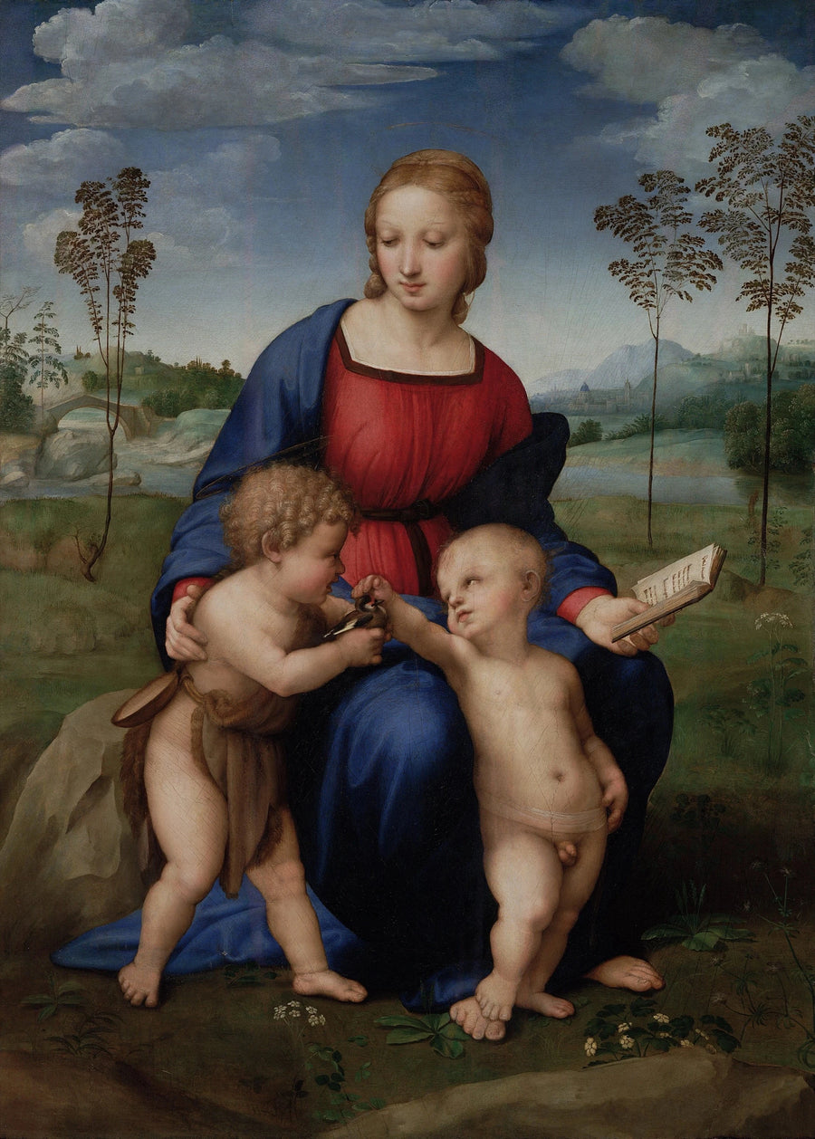 Jomfruen med kardinalen - Raphael Sanzio