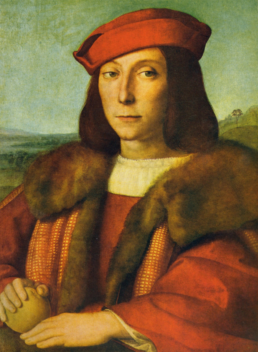 Den unge mand med æblet - Raphael Sanzio
