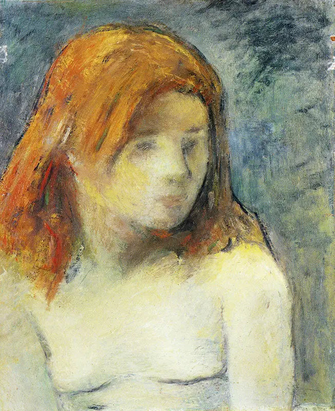 Buste af en nøgen teenager - Paul Gauguin