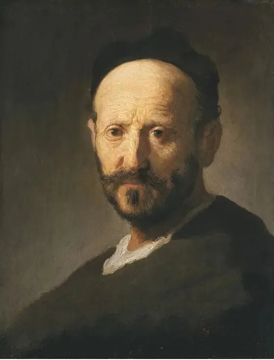Mandbuste med en kasket - Rembrandt