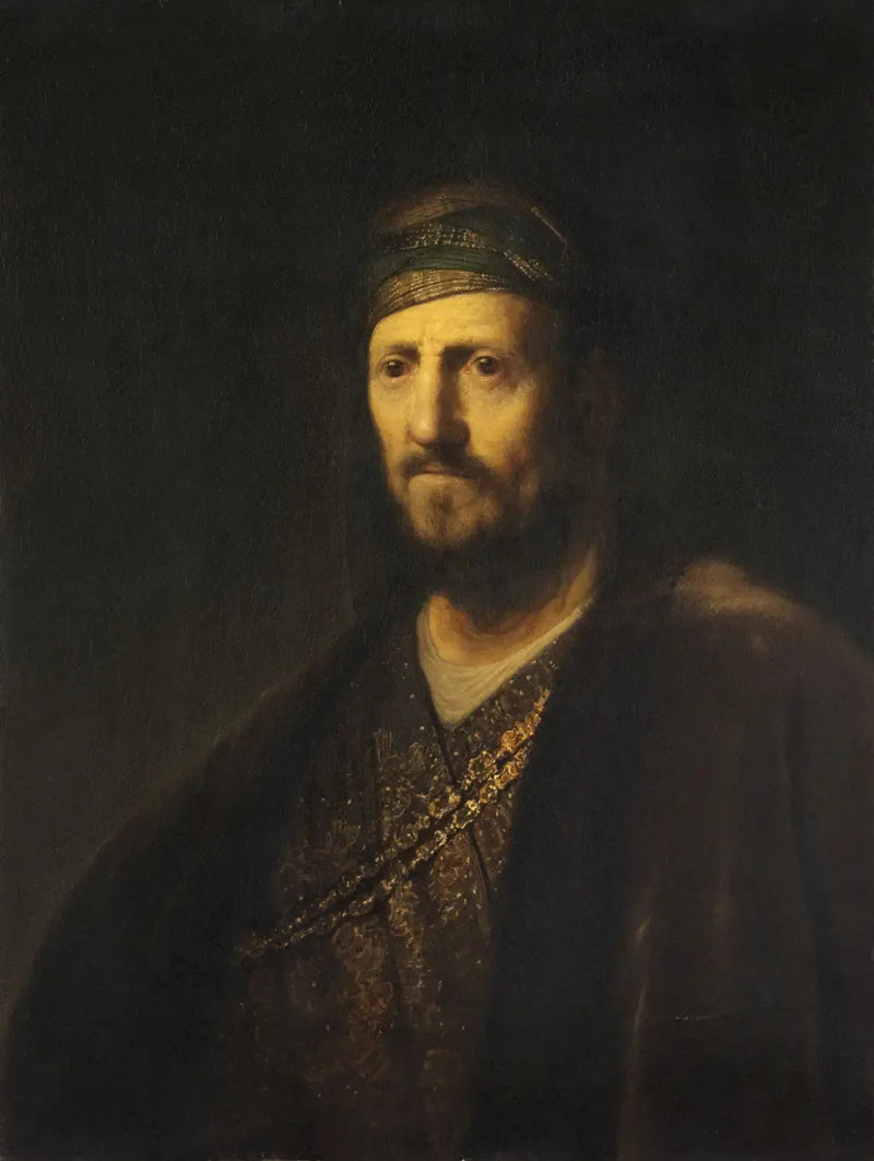 Mandbuste i orientalsk kostume - Rembrandt