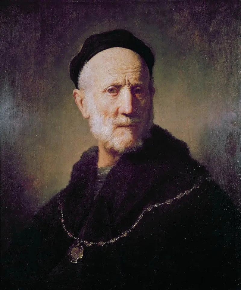Buste af en gammel mand - Rembrandt