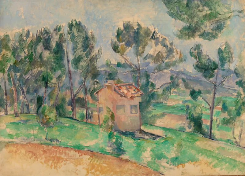 Jagtkabine i Provence - Paul Cézanne