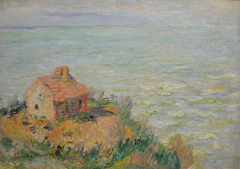 Toldbetjenthytte, eftermiddagseffekt W737 - Claude Monet