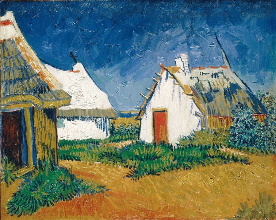 Hvide hytter ved Saintes-Maries - Vincent van Gogh