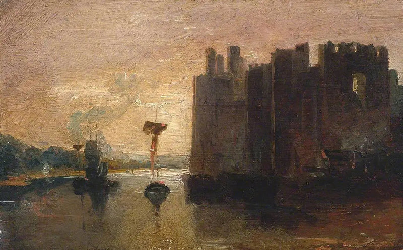 Caernarvon Slot - J. M. W. Turner