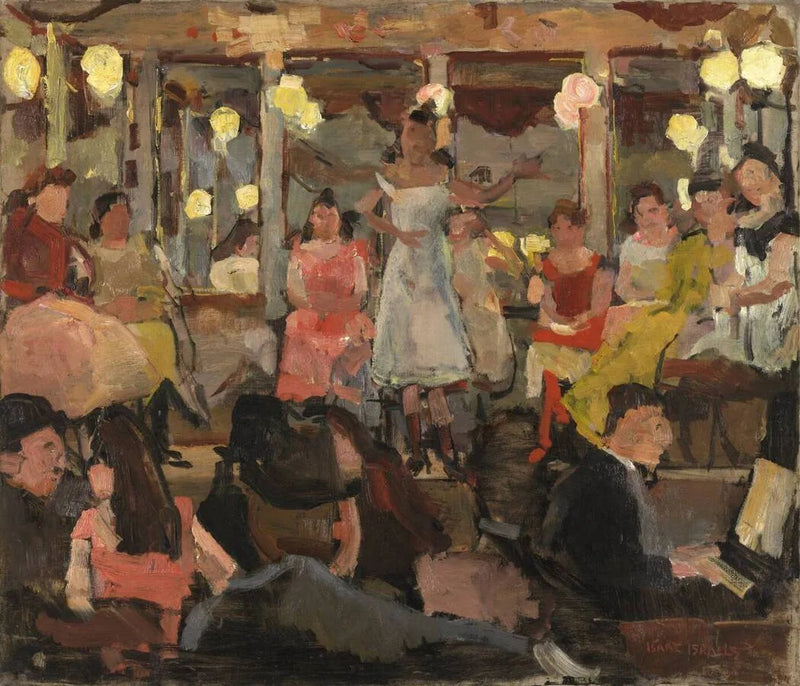 Café-Chantant på Nes i Amsterdam - Isaac Israel
