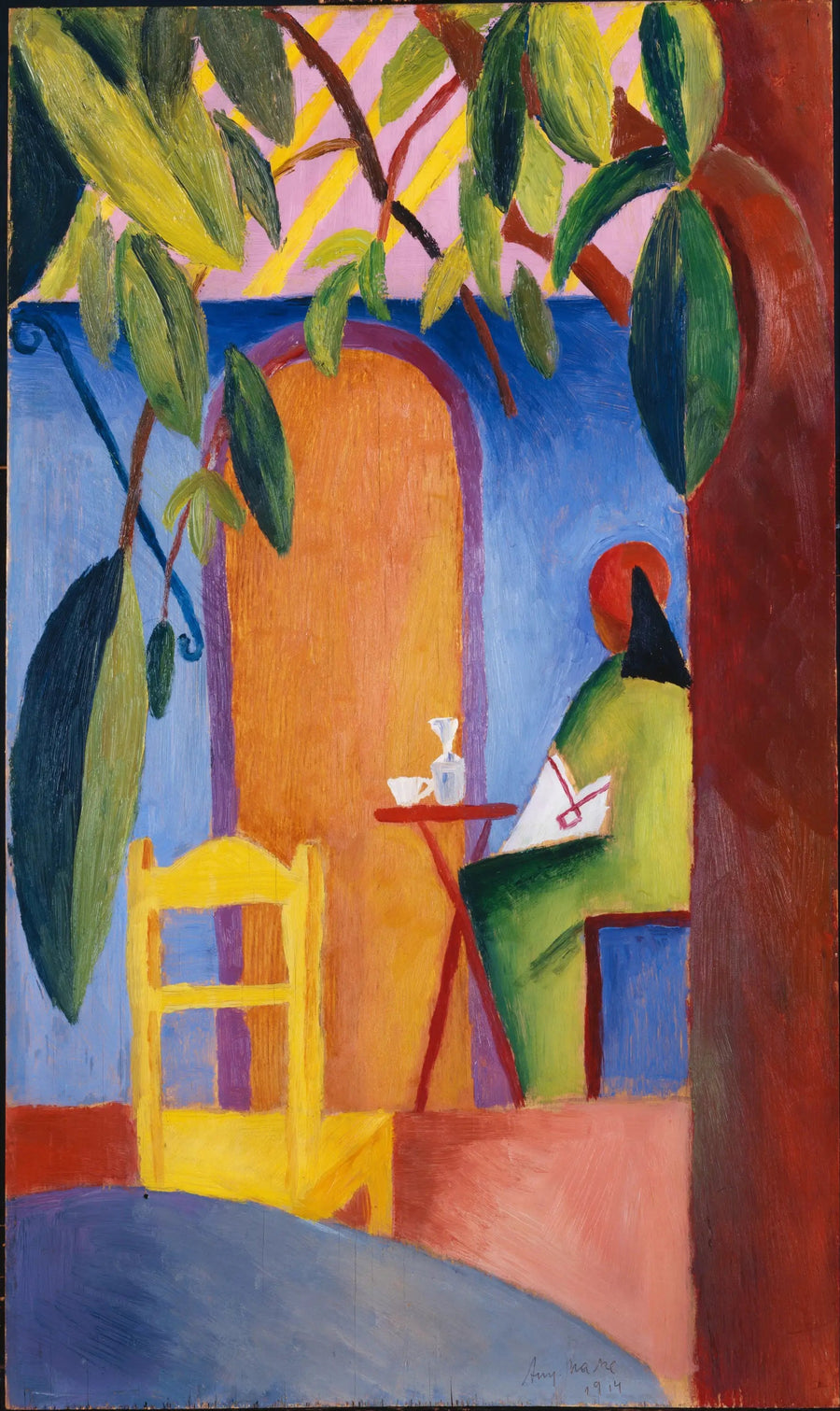 Tyrkisk café - August Macke