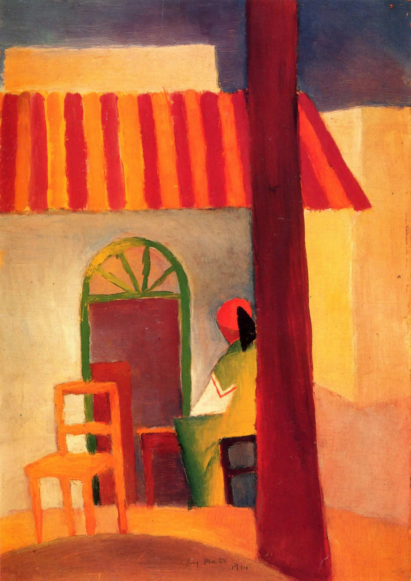 Tyrkisk café - August Macke