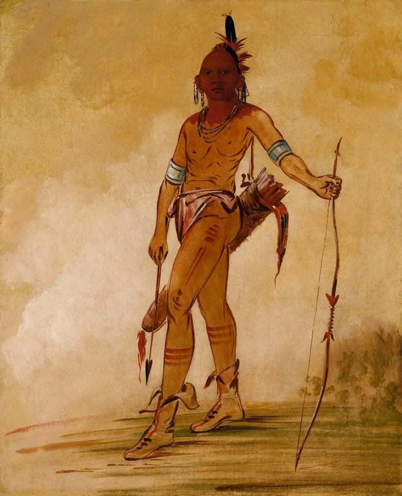 Cáh-he-ga-shín-ga, lille chef - George Catlin