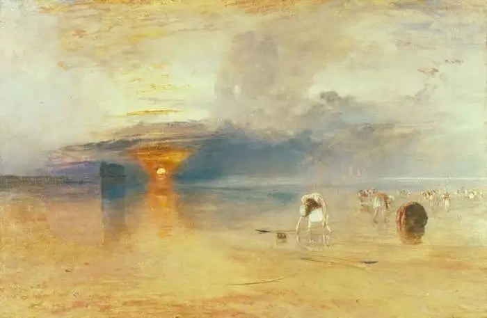 Calais Sands ved lavvande - Poissards indsamler agn - J. M. W. Turner
