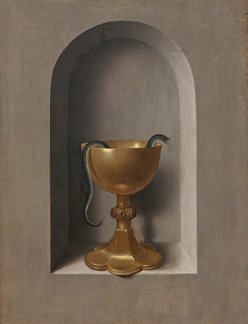Calice de saint Jean l'Évangéliste [revers] - Hans Memling