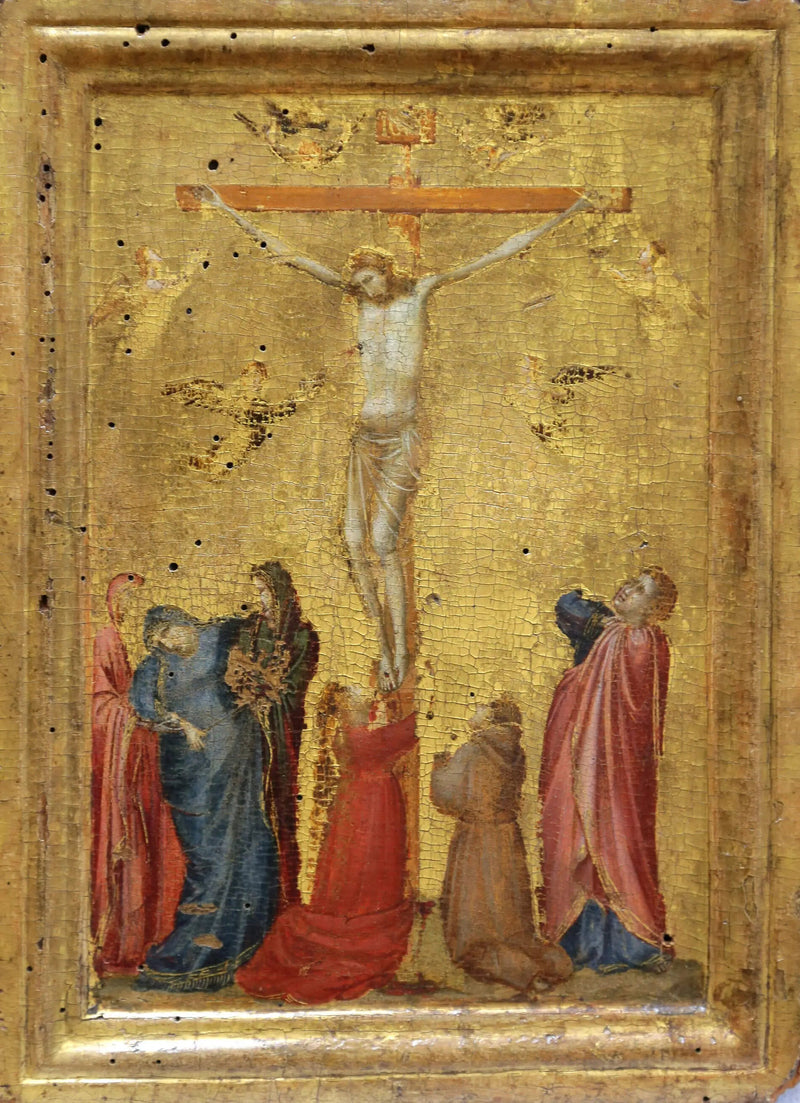 Calvaire med Saint Frans af Assisi - Giotto