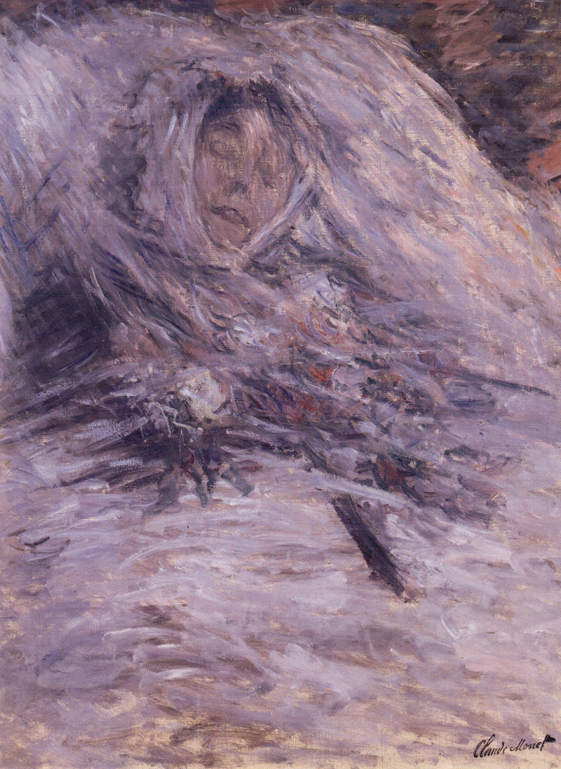 Camille på sit dødsleje W543 - Claude Monet