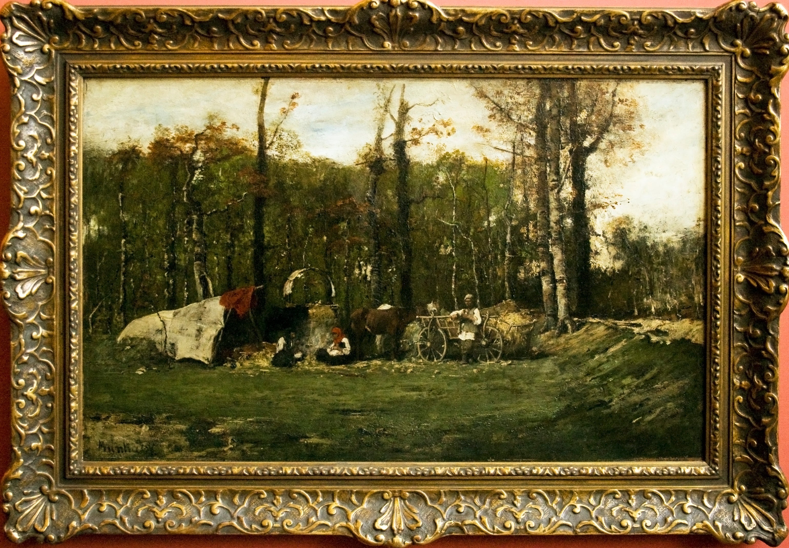 Camp de gitans - Mihály Munkácsy image 1 tableau peint à l’huile sur toile