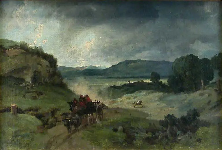Romerskampagne - Jean-Baptiste Camille Corot