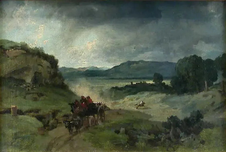Romerskampagne - Jean-Baptiste Camille Corot