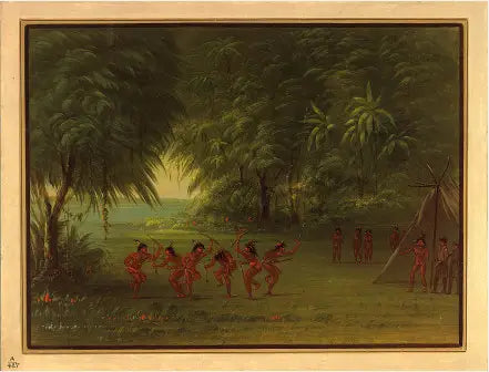 Tapuya-lejrplads - George Catlin
