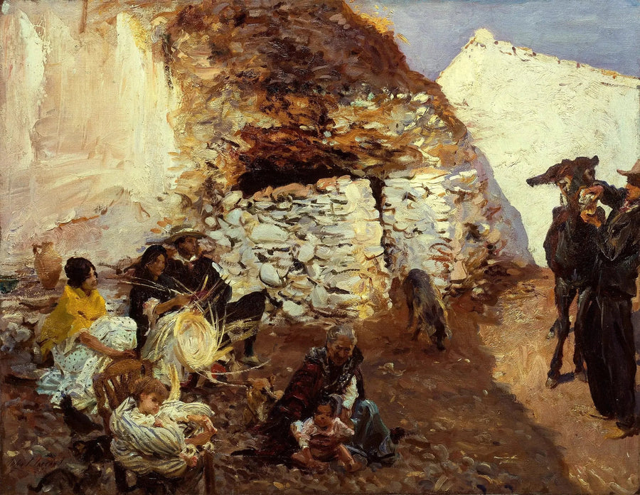 Zigeunercamp, Granada, Spanien - John Singer Sargent
