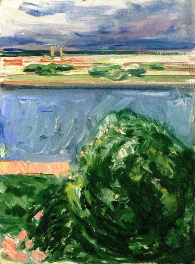kanal til de sorte skyer - Edvard Munch