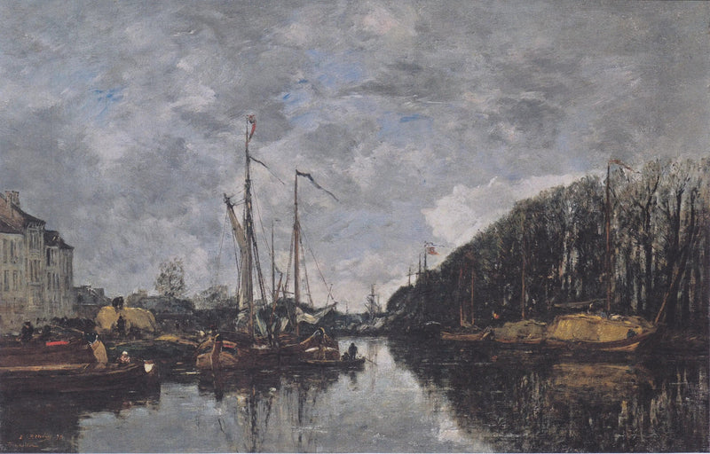 Alléen Kanal, Bruxelles - Eugène Boudin
