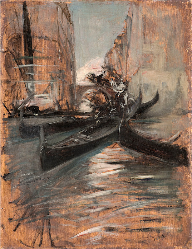Canal de Venedig - Giovanni Boldini