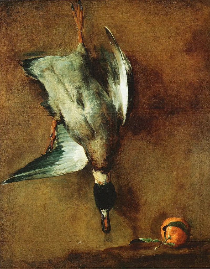 Andefugl med appelsin - Jean Siméon Chardin