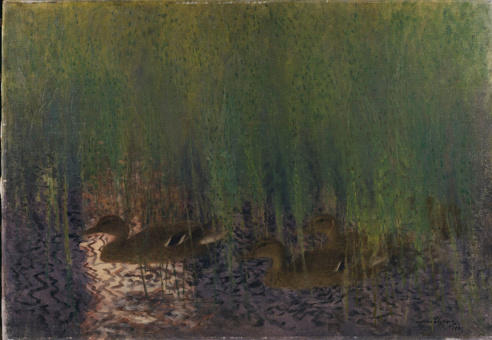 Canards sauvages en queue de cheval - Bruno Liljefors