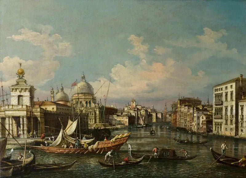 Canaler i Venedig - Canaletto