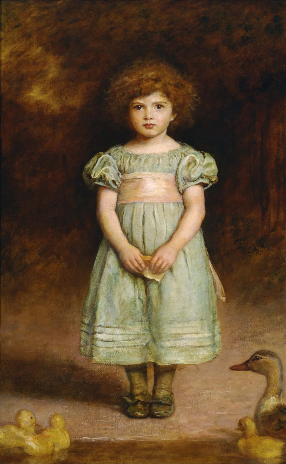 Canetons - John Everett Millais image 1 copie de tableau peinte à la main