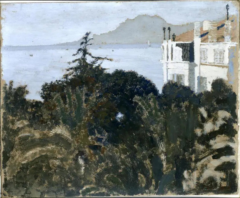 Cannes, have ved Middelhavet - Édouard Vuillard