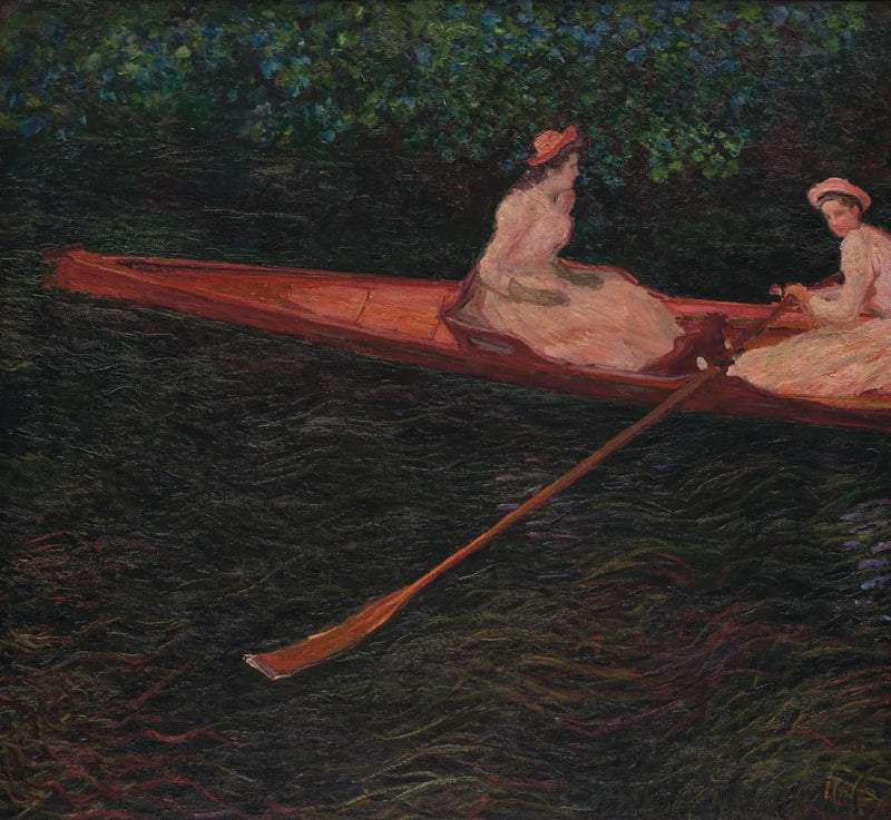 I en kano på Epte - Claude Monet