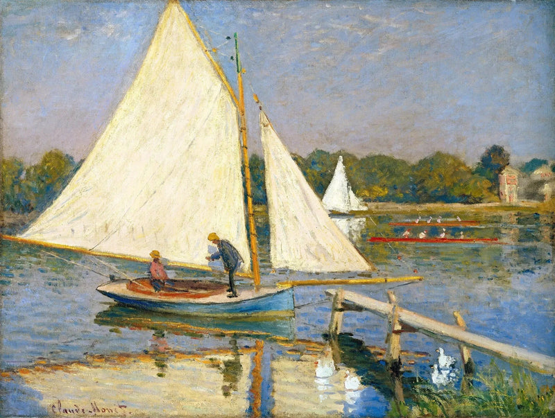 Sejlere i Argenteuil W324 - Claude Monet