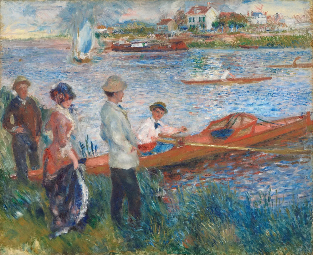 Canotiers à Chatou - Pierre-Auguste Renoir image 1 reproduction artisanale de tableau