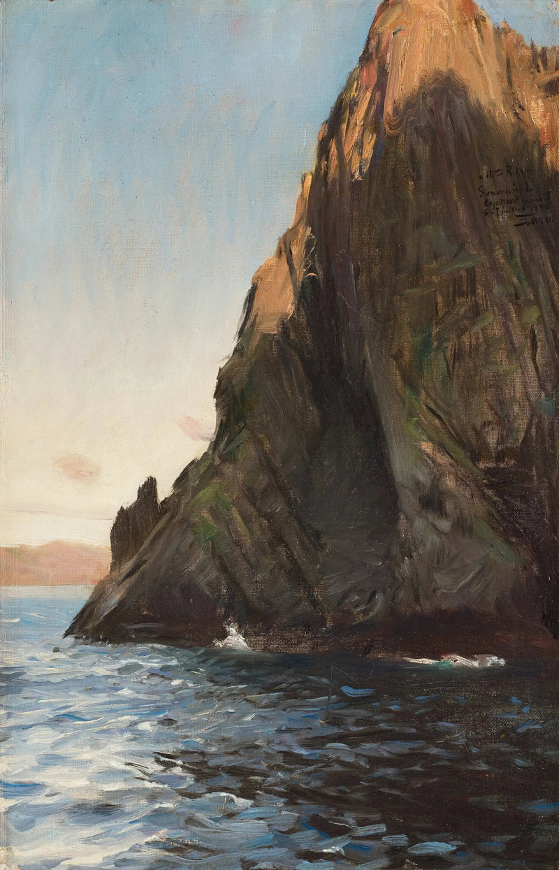 Cap Nord med midnatssolen - Anders Zorn