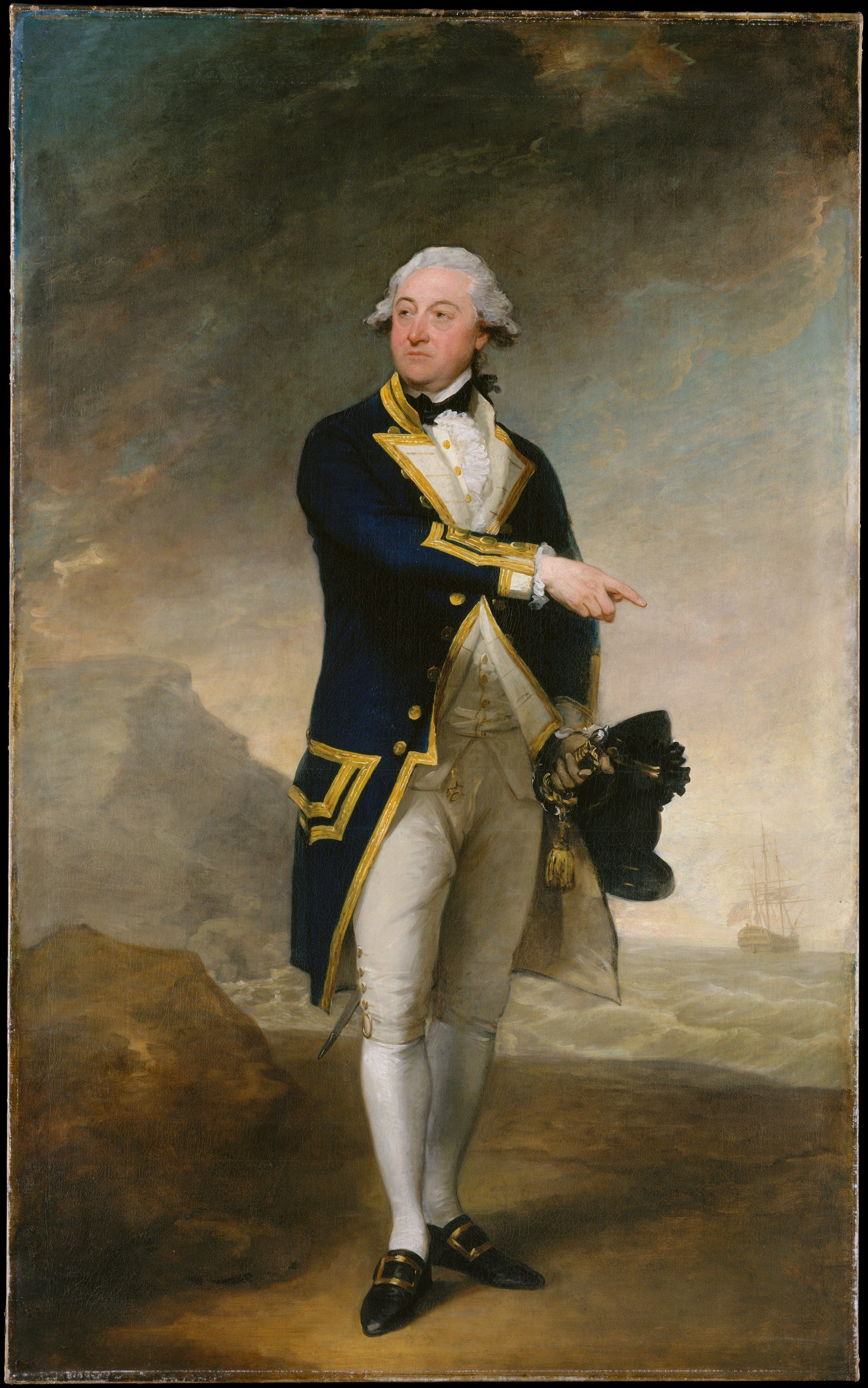 Kaptein John Gell - Gilbert Stuart