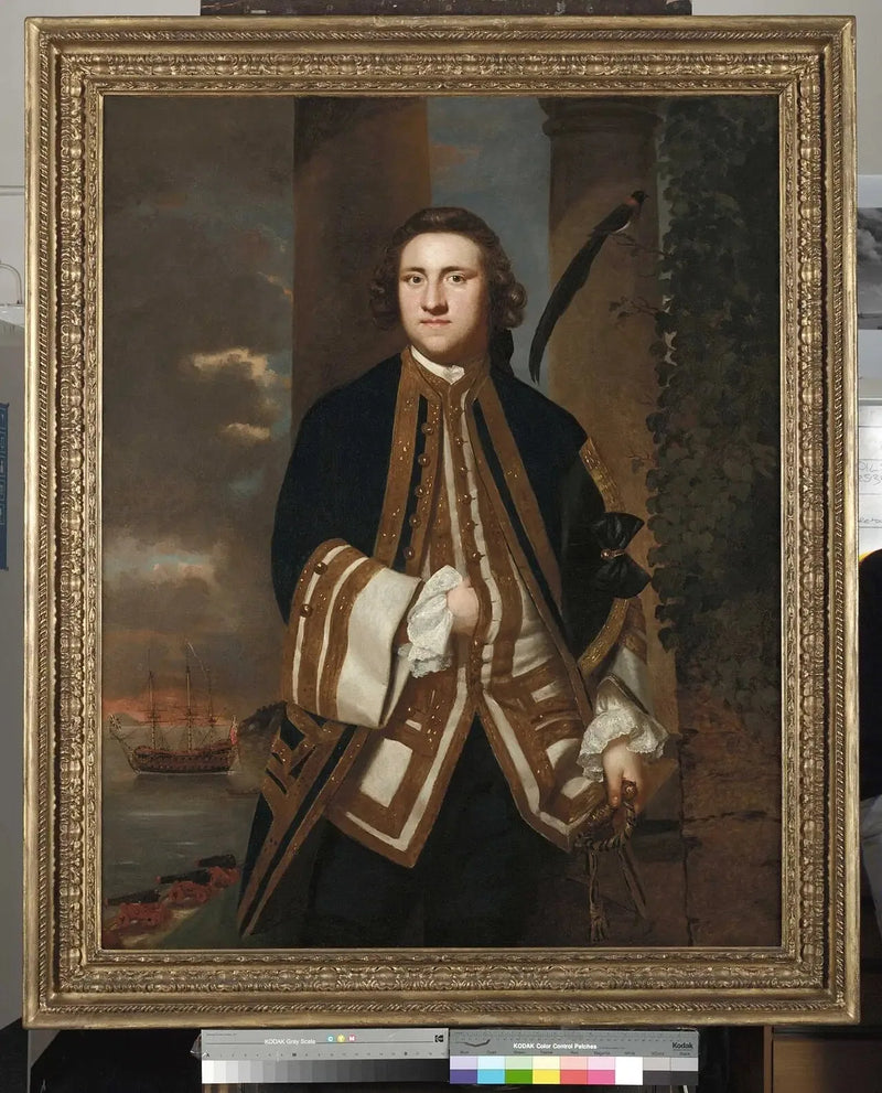 Kapitajn den Ærede George Edgcumbe, 1720-1795 - Joshua Reynolds