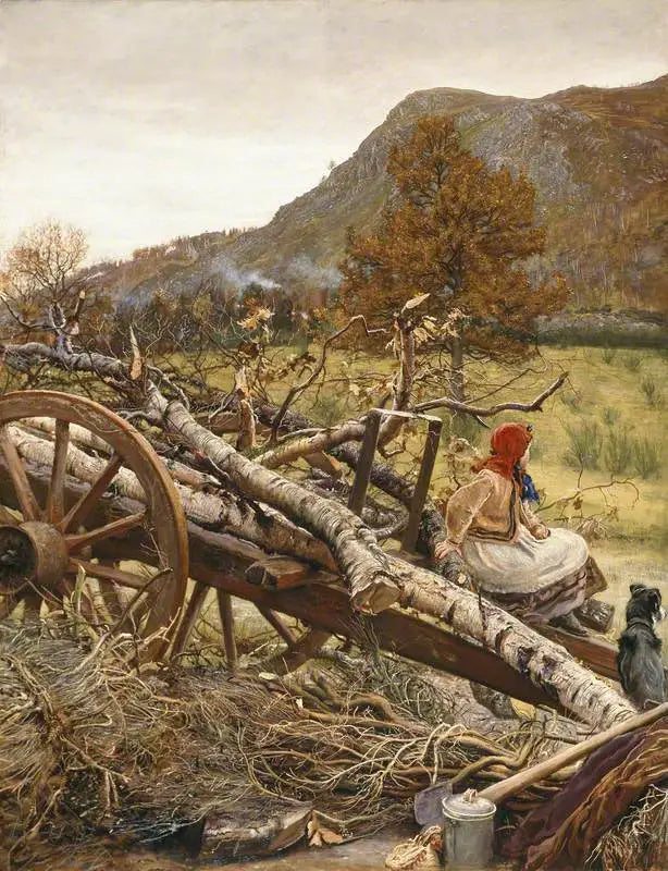 Vinterbrændstof - John Everett Millais